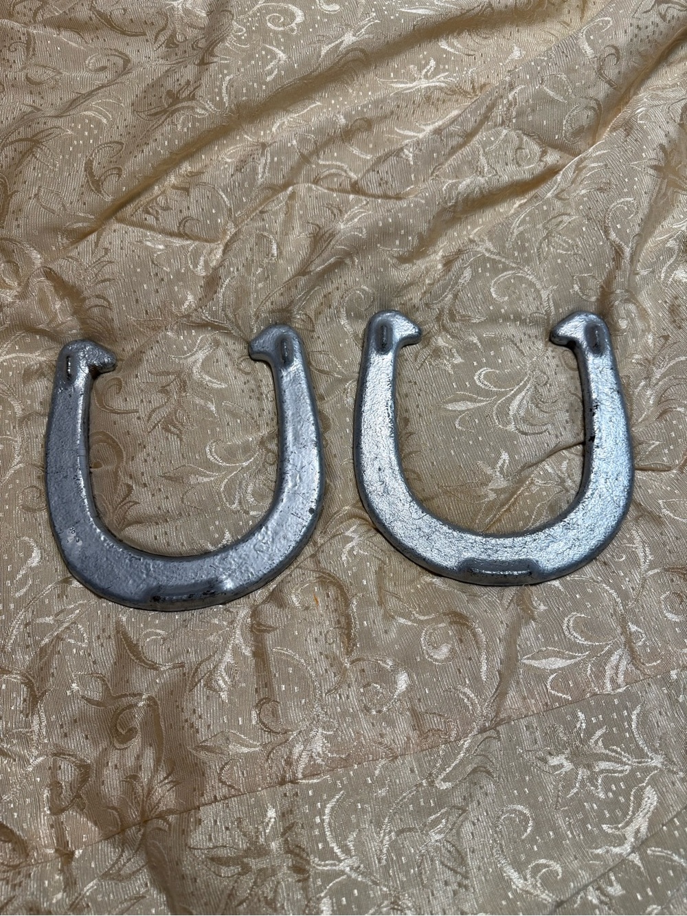 Royal Worcester Silver Horseshoe Pair
